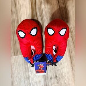 Marvel Spider Man Toddler Boy’s Sz 5-6  Step In Slippers